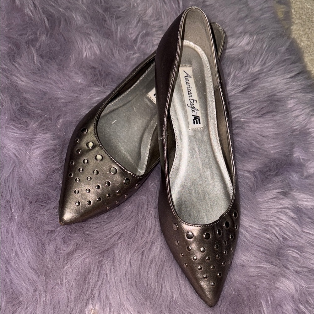 American Eagle Outfitters Women's Black Flats